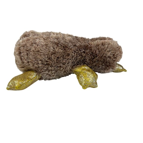 Ty Beanie Boos 9in Perry Platypus Plush Toy Glitter Gold Feet and Bill - Picture 5 of 7